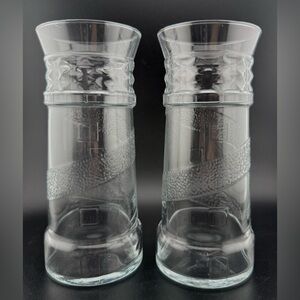 2 Lighthouse glasses. 16oz Red Lobster